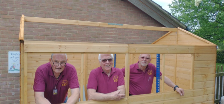 Shedders in some of the new storage sheds