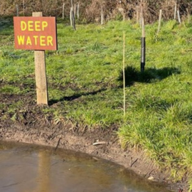 2023 – Nature Reserve Sign for Deep Water